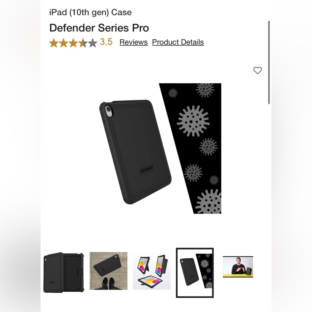 Otterbox Defender iPad 10th Gen - Picture 4 of 8